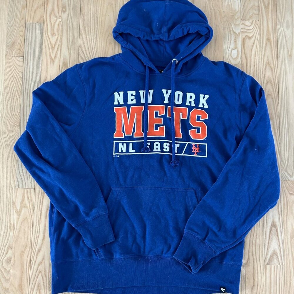 New York Mets '47 Brand Royal Blue Hoodie - XL
